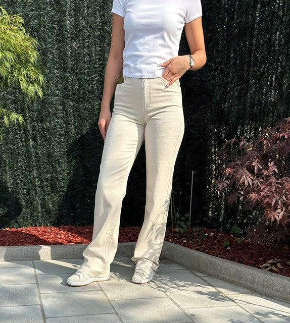 Pantalon léger beige